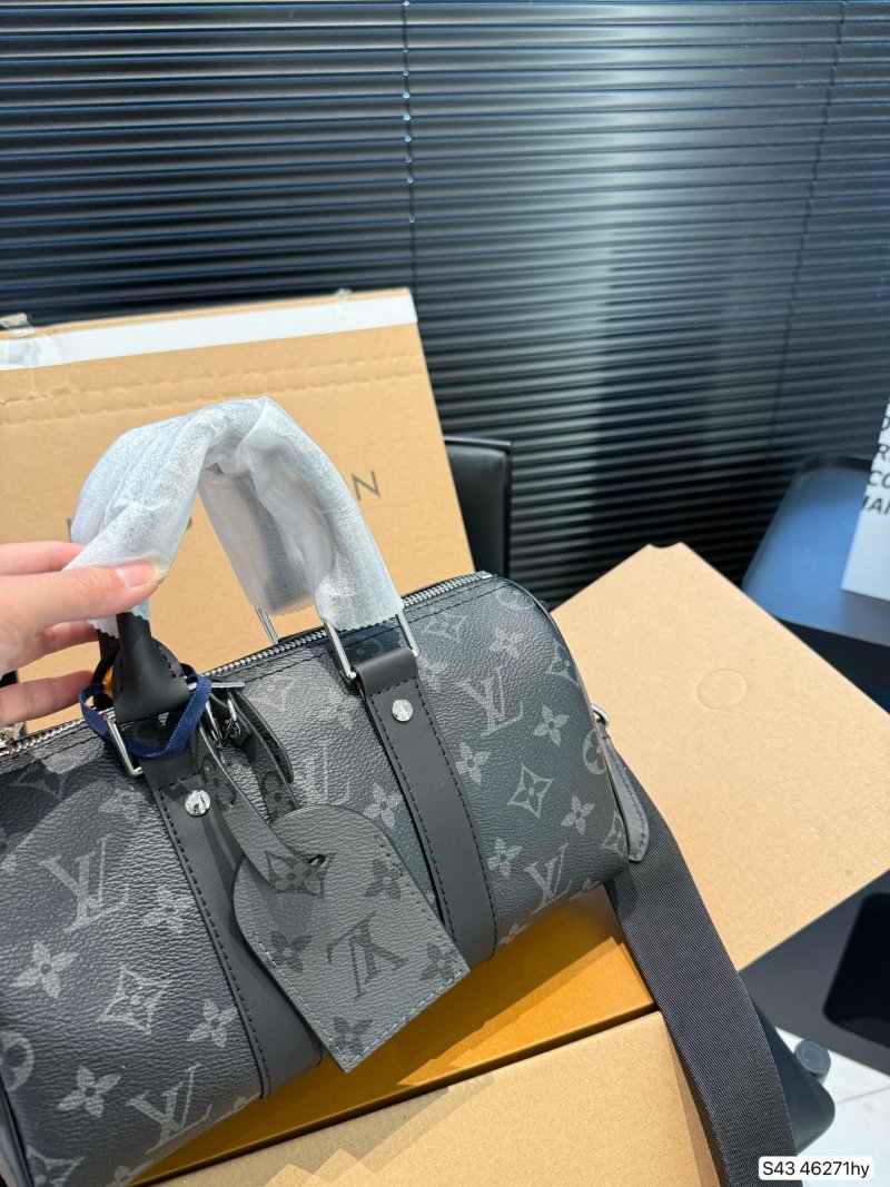 Louis Vuitton Monogram Keepall Nano Pillow Bag Black view