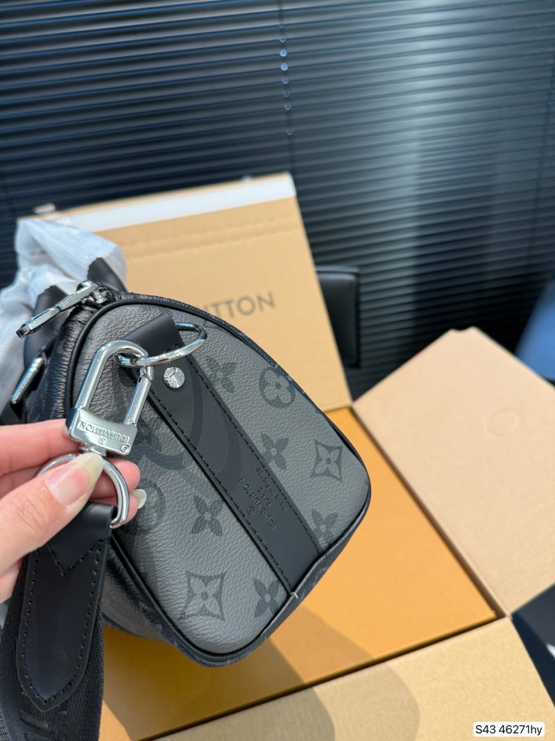 Louis Vuitton Monogram Keepall Nano Pillow Bag Black view