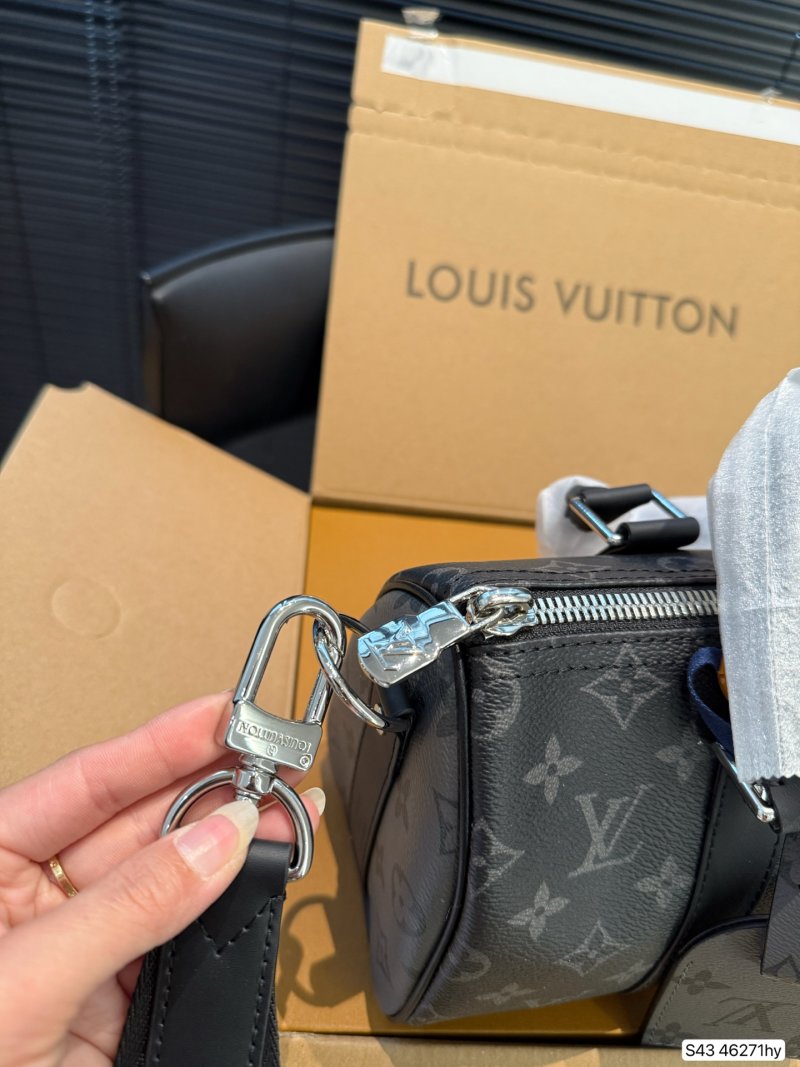 Louis Vuitton Monogram Keepall Nano Pillow Bag Black view
