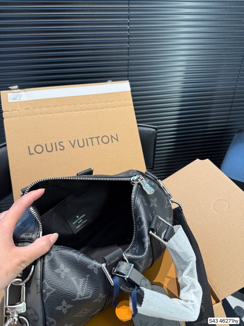 Louis Vuitton Monogram Keepall Nano Pillow Bag Black view