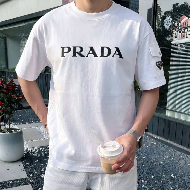 Prada Logo White T-Shirt