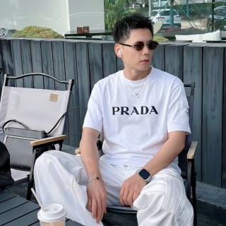 Prada Logo White T-Shirt view 2