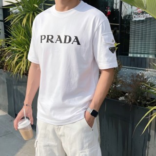 Prada Logo White T-Shirt view 4