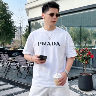 Prada Logo White T-Shirt view 5
