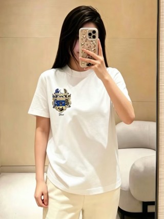 Dior Heraldic Crest White T-Shirt view 2