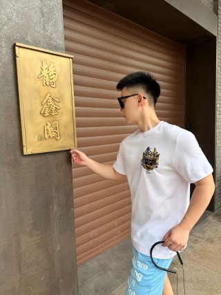 Dior Heraldic Crest White T-Shirt view 5