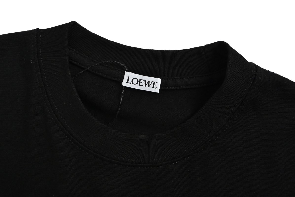 Black Embroidered Floral Short Sleeve T-Shirt view