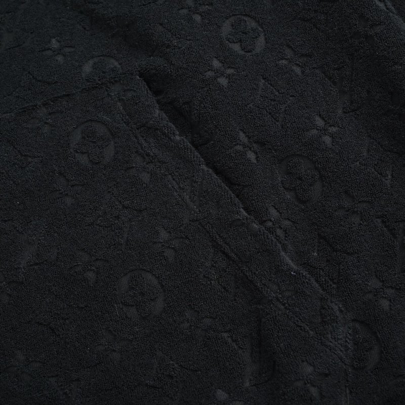 Black Denim Zip Hoodie Jacket view