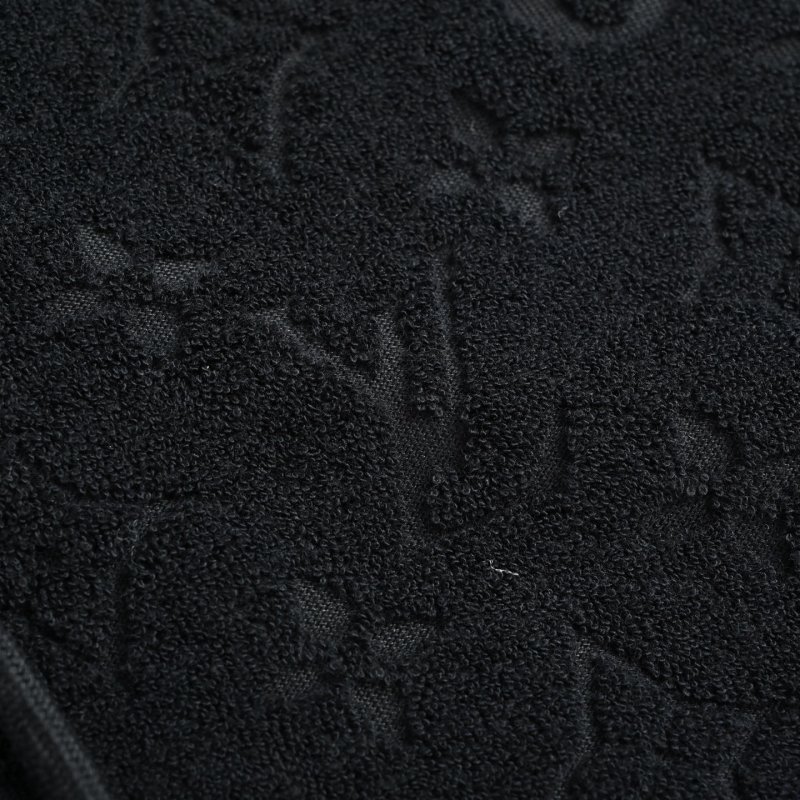 Black Denim Zip Hoodie Jacket view