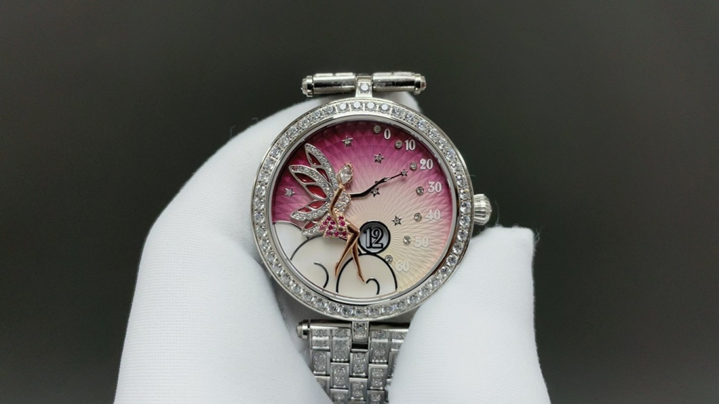 Van Cleef & Arpels Lady Féerie Fairy Ballet Dial Watch view