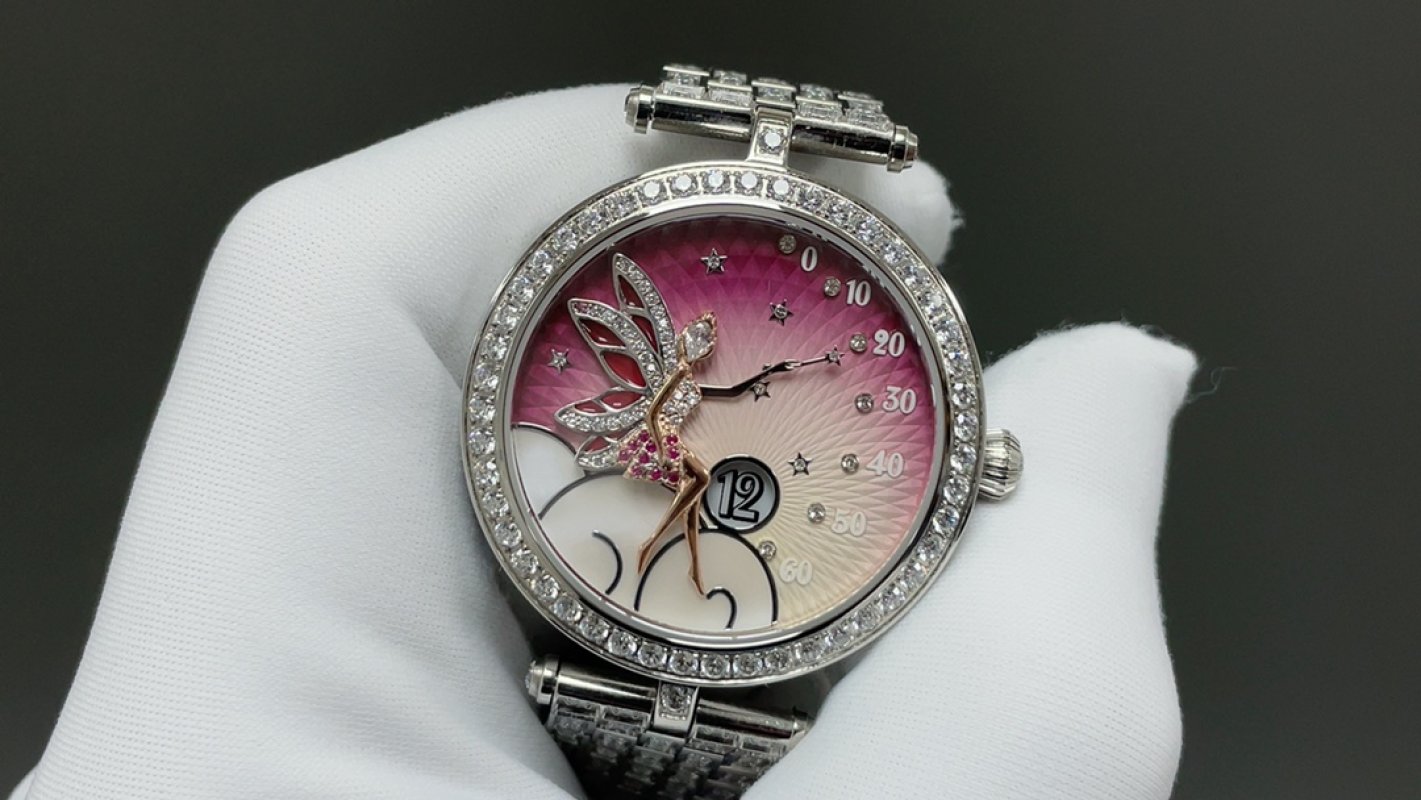 Van Cleef & Arpels Lady Féerie Fairy Ballet Dial Watch view
