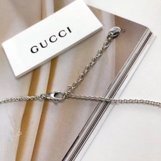 Gucci Interlocking G Charm Silver Necklace view 7