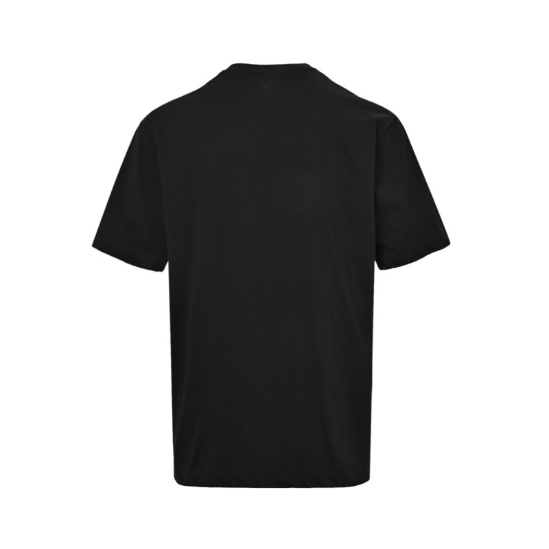 Black Crew Neck Short Sleeve T-Shirt view