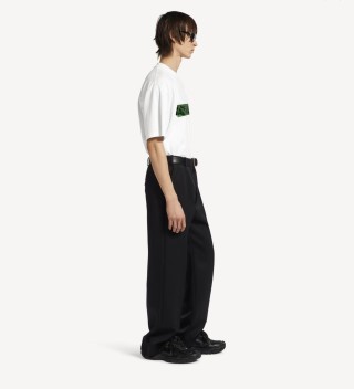 White Graphic Print Short Sleeve T-Shirt view 4