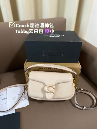 Coach Tabby Cloud Shoulder Bag Black Small view 2