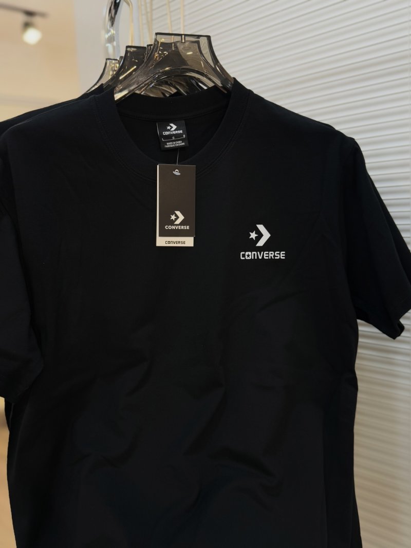 Converse Classic Chevron Logo Black T-Shirt