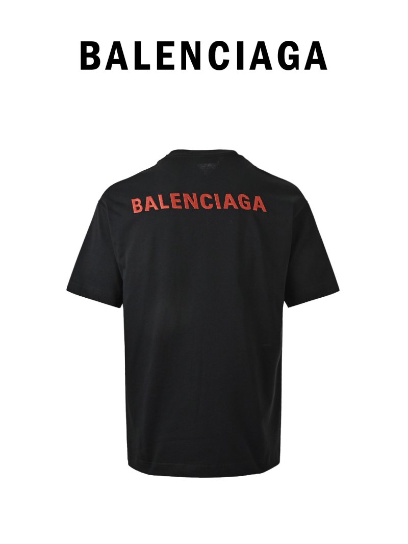 Balenciaga Black Logo T-Shirt view