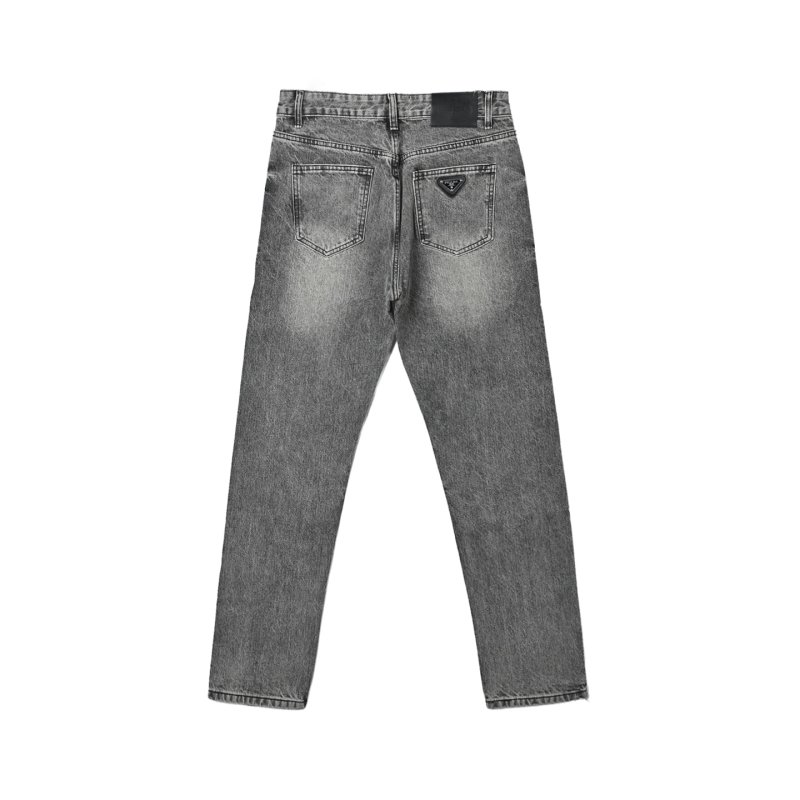 Light Wash Straight Leg Jeans view