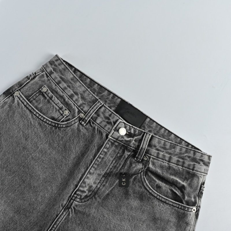 Light Wash Straight Leg Jeans view