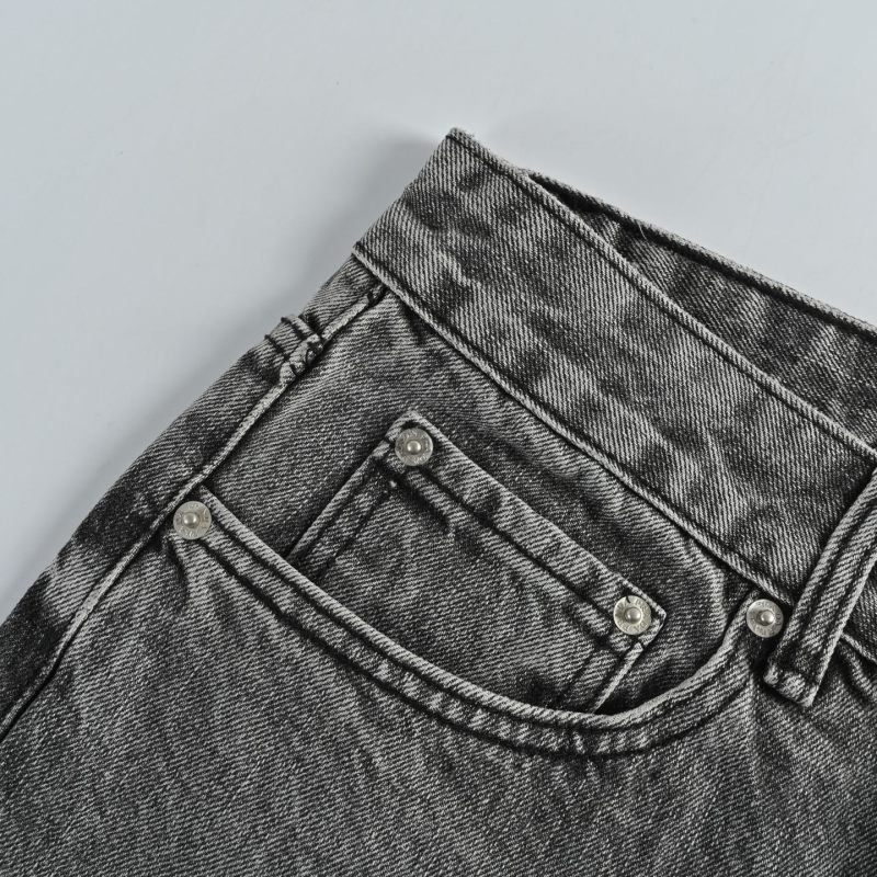 Light Wash Straight Leg Jeans view