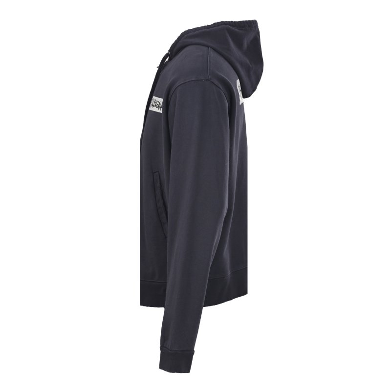 Balenciaga Black Logo Zip Hoodie view