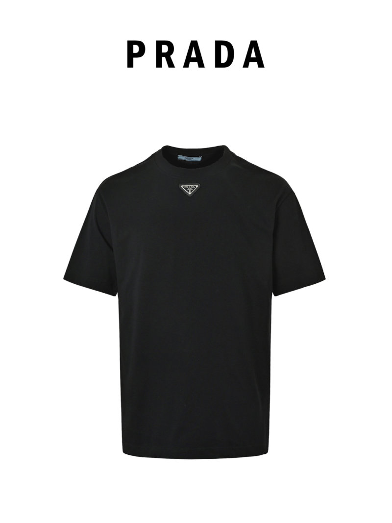 Prada Black Logo T-Shirt view