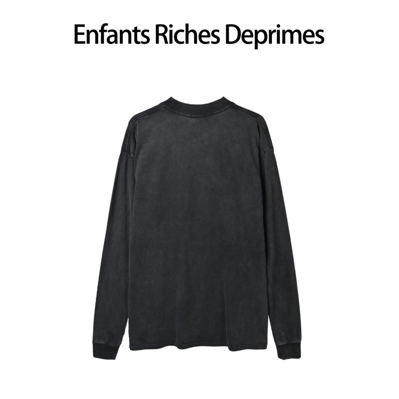 Riches Déprimes Black Graphic Longsleeve T-Shirt view