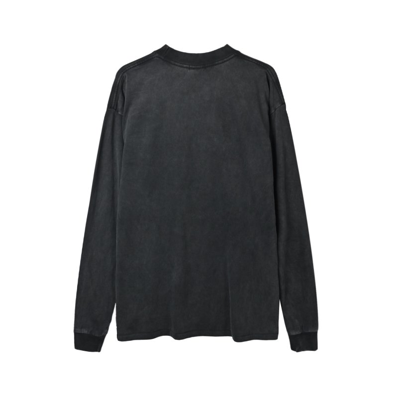 Riches Déprimes Black Graphic Longsleeve T-Shirt view