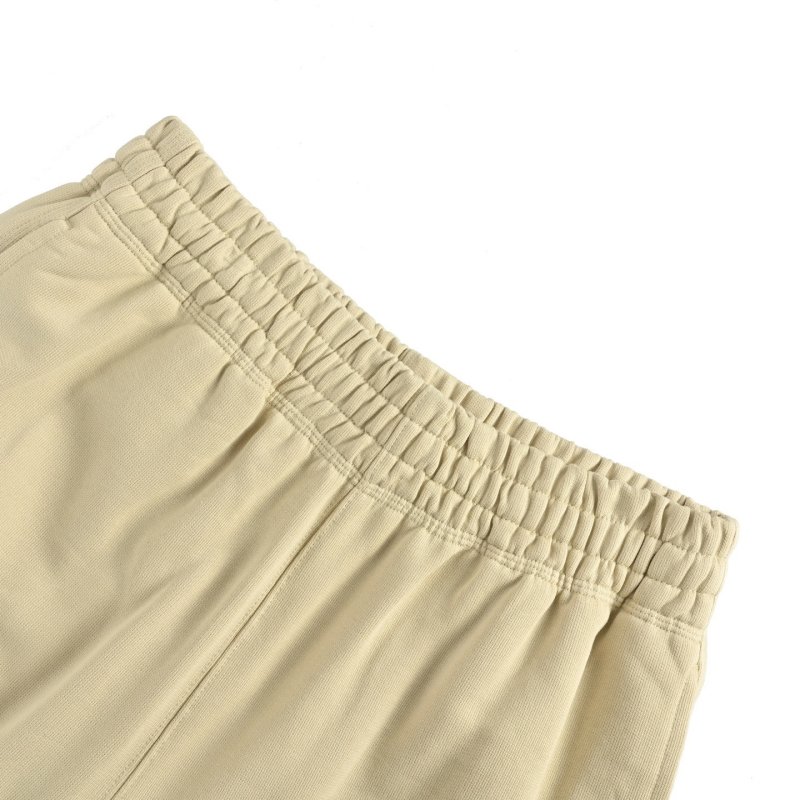Cream Ribbed Tank & Wide-Leg Shorts Set view