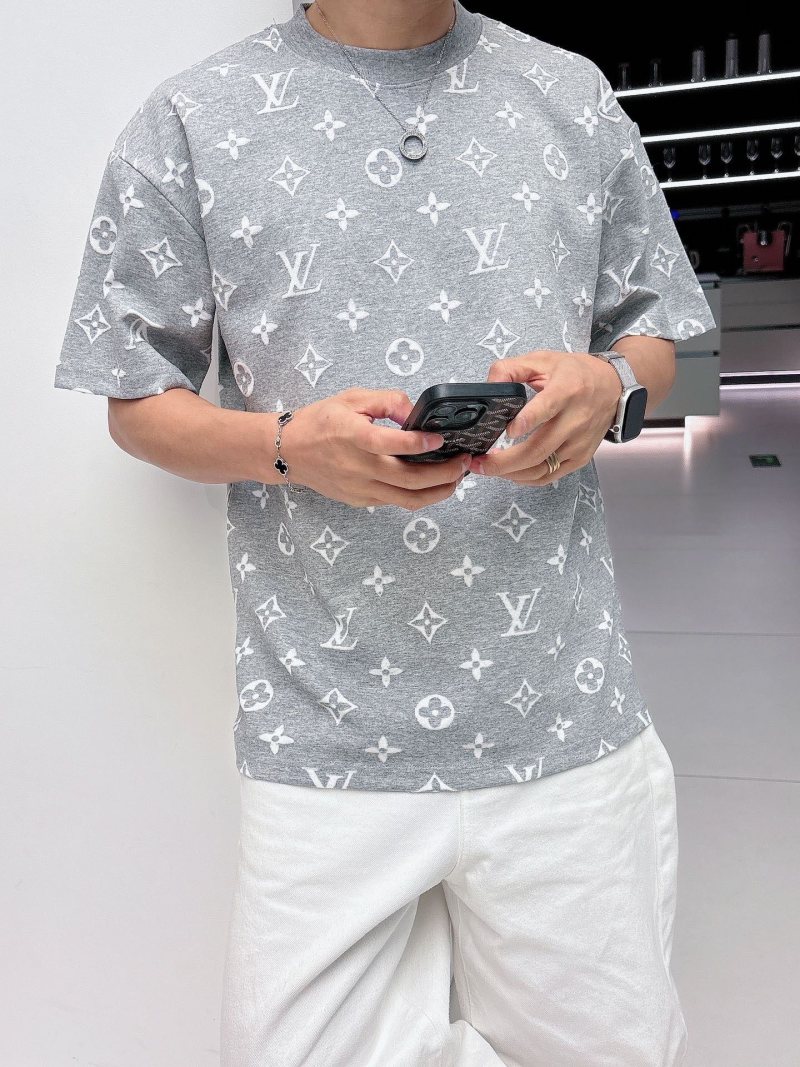 Louis Vuitton Monogram Short Sleeve T-Shirt Grey