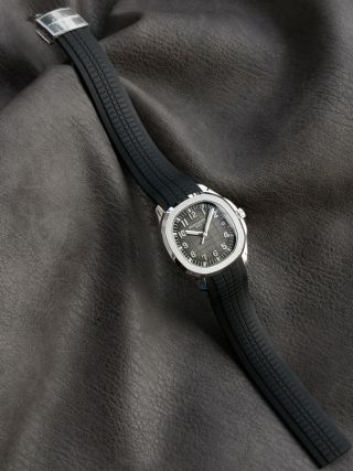 Patek Philippe Aquanaut 5167A Black Dial Steel Watch view 6