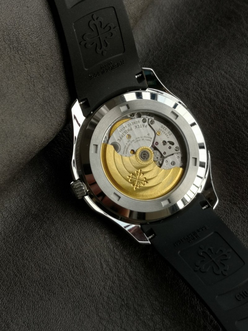 Patek Philippe Aquanaut 5167A Black Dial Steel Watch view