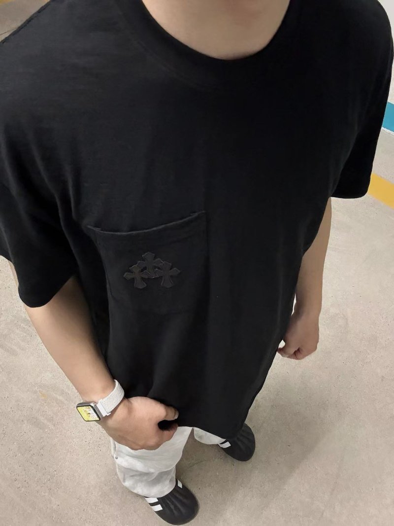 Chrome Hearts Black Chest Pocket T-Shirt view
