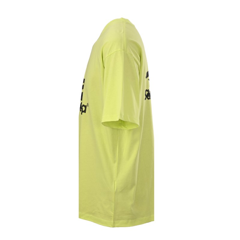 Balenciaga Logo Print T-Shirt Lime Yellow view
