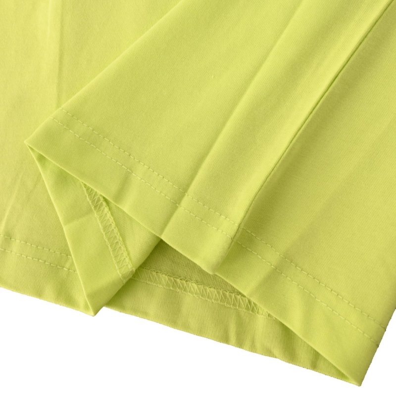 Balenciaga Logo Print T-Shirt Lime Yellow view