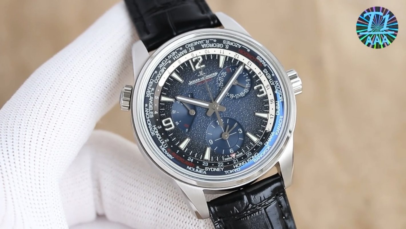 Jaeger-LeCoultre Polaris World Time Chronograph Blue Dial