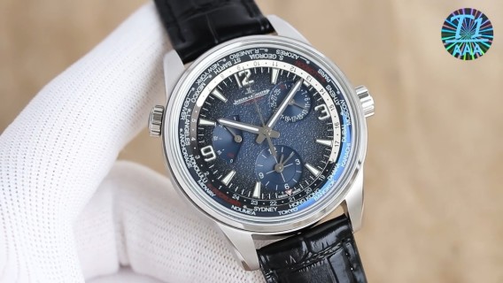 Jaeger-LeCoultre Polaris World Time Chronograph Blue Dial