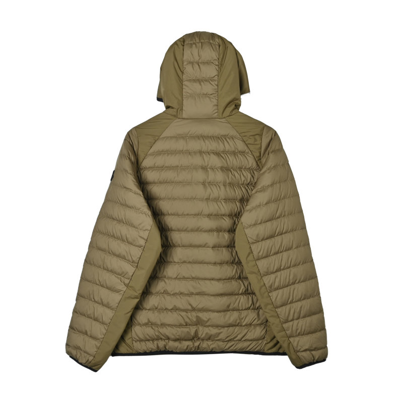Women's Gold Puffer Down Jacket – Lightweight & Warm view