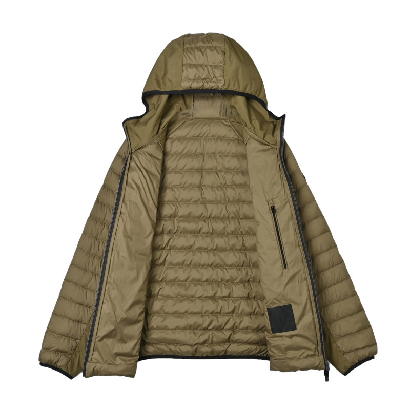 Women's Gold Puffer Down Jacket – Lightweight & Warm view