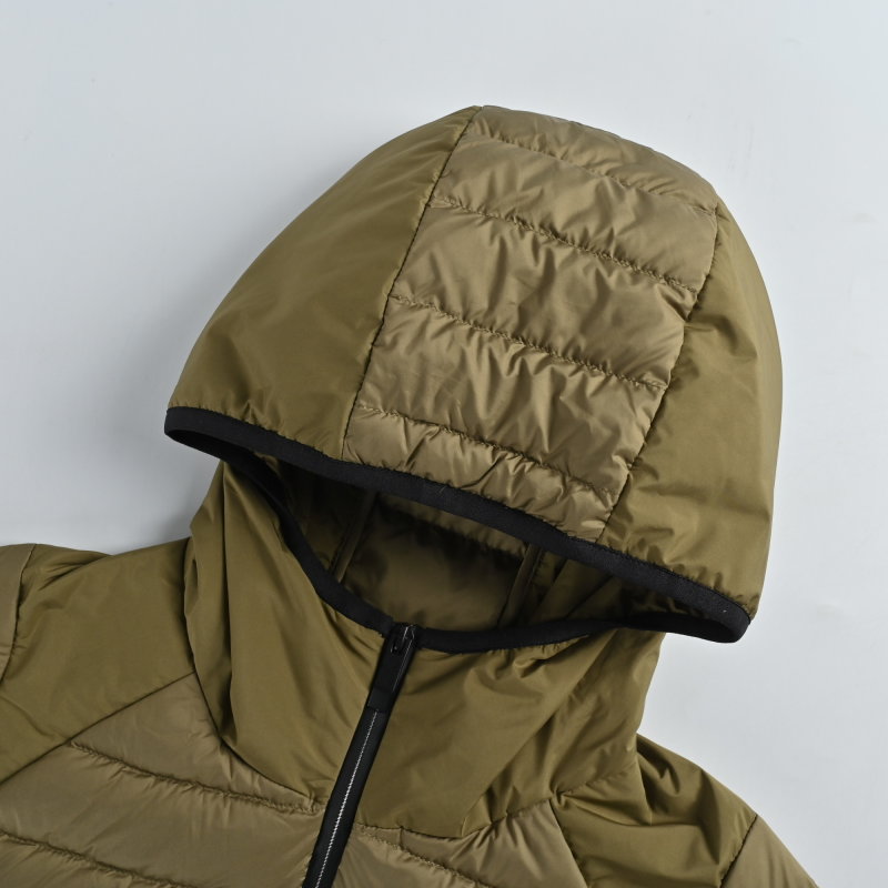 Women's Gold Puffer Down Jacket – Lightweight & Warm view