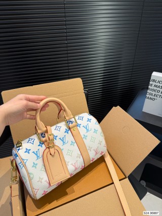 Louis Vuitton Speedy Monogram Canvas Multicolor Handbag view 2