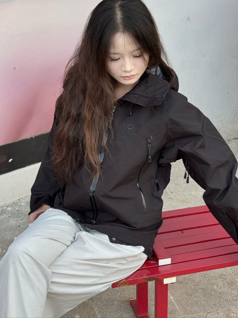 Black MX Lightweight Windbreaker Jacket view