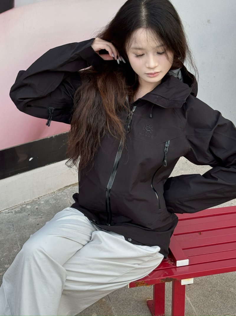 Black MX Lightweight Windbreaker Jacket view