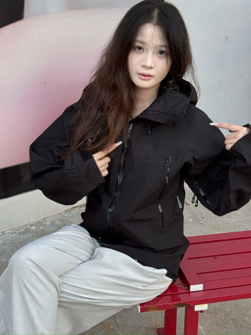 Black MX Lightweight Windbreaker Jacket view