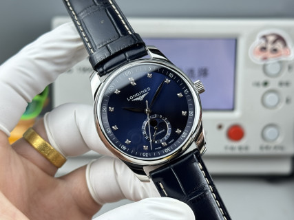 Longines Master Collection Moonphase 40mm Automatic Watch Blue view 2
