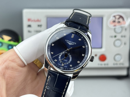 Longines Master Collection Moonphase 40mm Automatic Watch Blue view 3