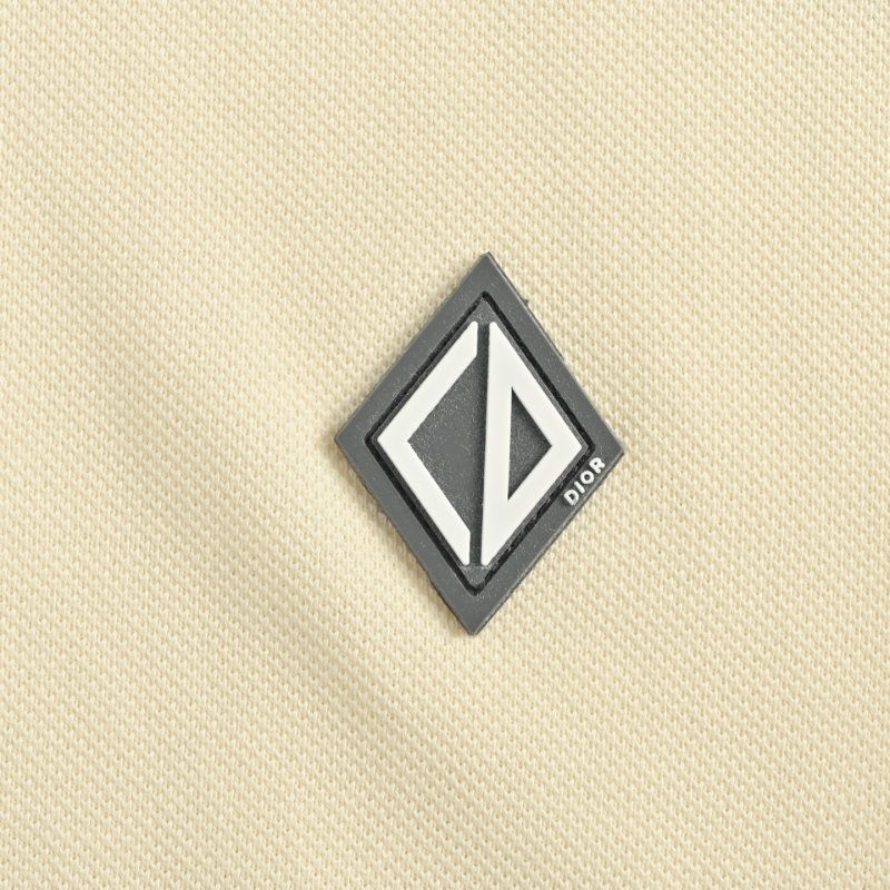 White Short Sleeve Polo T-Shirt with Embroidered Logo view