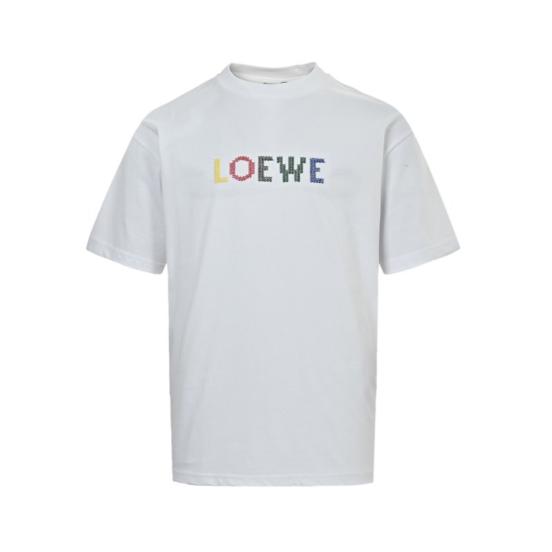 Loewe White Logo Short Sleeve T-Shirt view