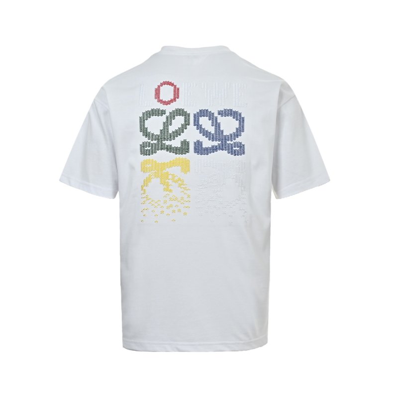 Loewe White Logo Short Sleeve T-Shirt view