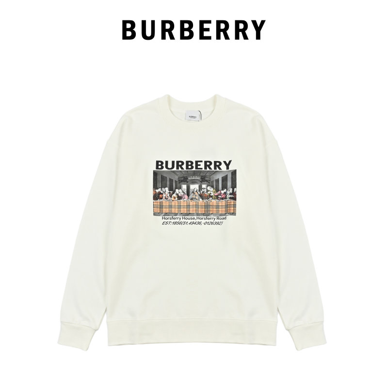 Burberry Horseferry House Cream Sweatshirt view